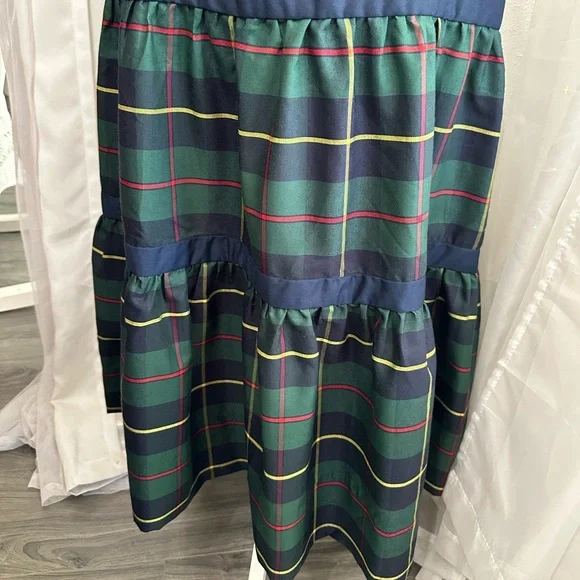 NEW ✨ GRETCHEN SCOTT ipanema skirt in green plaid size XS - Picture 4 of 11